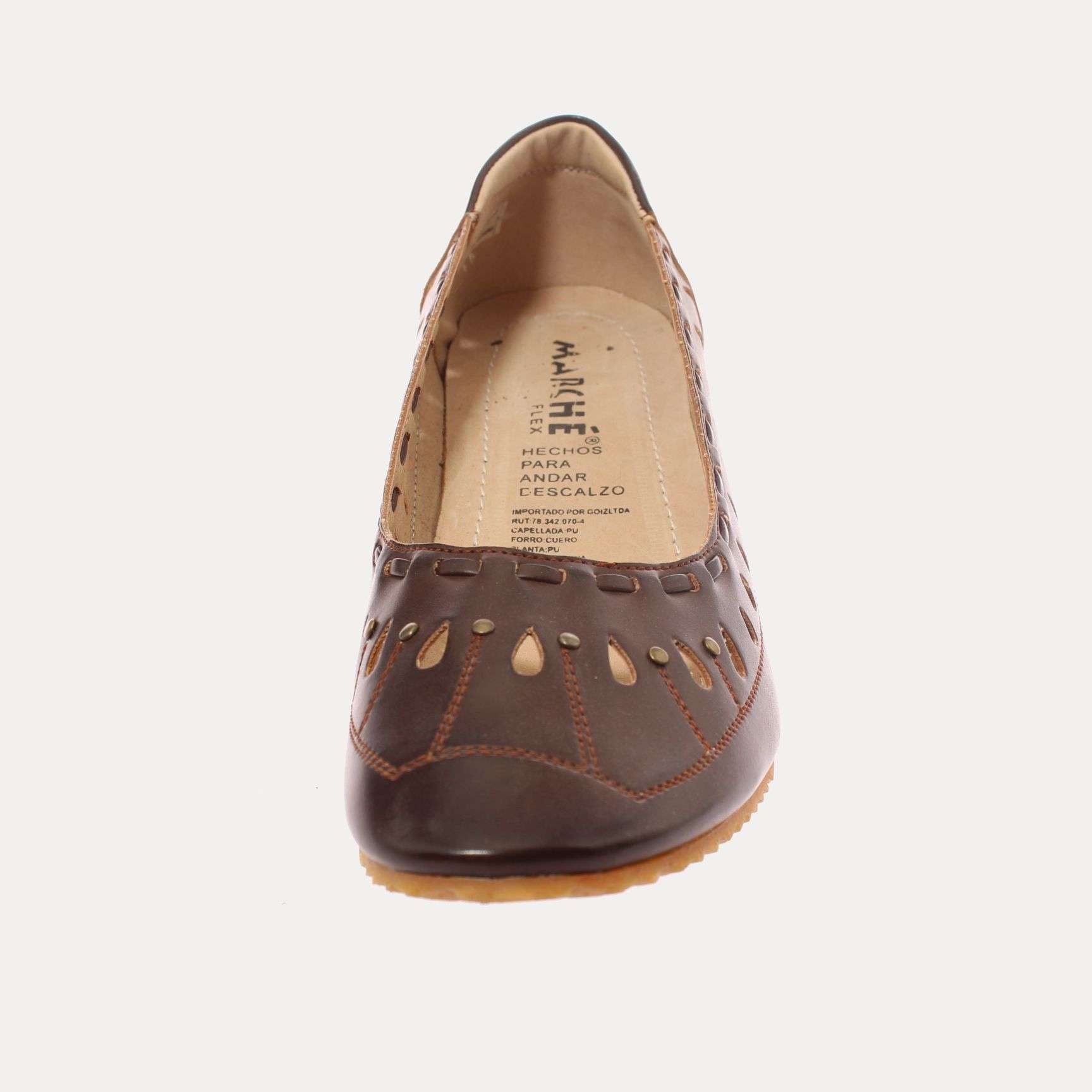 SANDALIAS MUJER VIA FRANCA CHOCOLATE MARCHE ART. 5L5097403DBROWN - 3