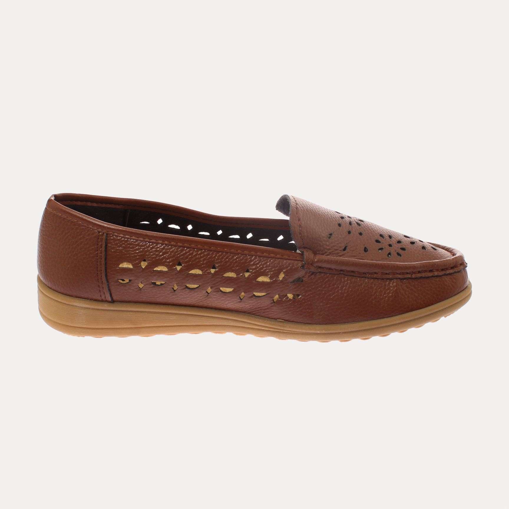 MOCASINES MUJER VIA FRANCA CAFÉ MARCHE ART. 5SA383LBROWN - 4