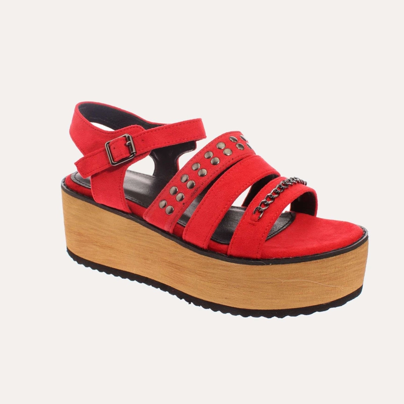 SANDALIAS MUJER VÍA FRANCA ROJO ART. 5S209B0074RED - 1