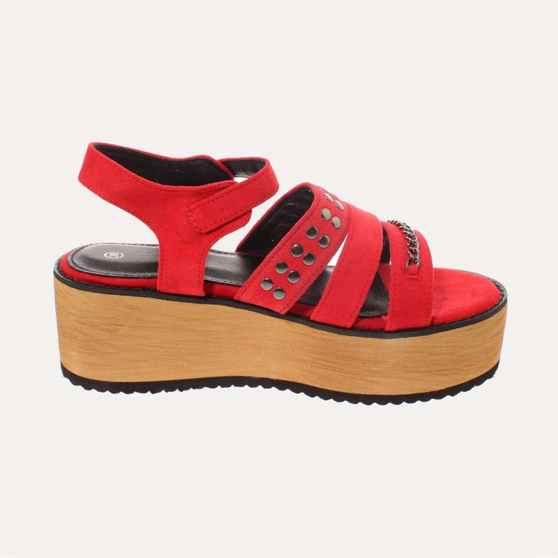 SANDALIAS MUJER VÍA FRANCA ROJO ART. 5S209B0074RED - 4