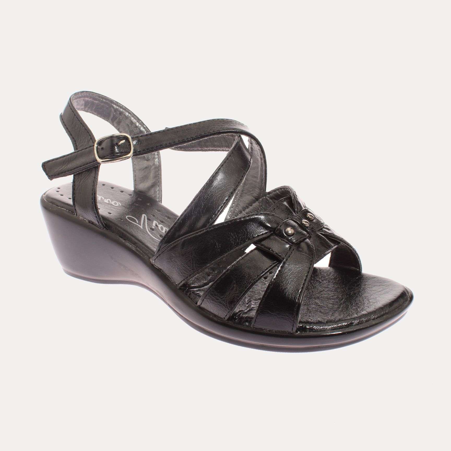 SANDALIAS MUJER VÍA FRANCA NEGRO ART. 5RC21393BLACK - 1