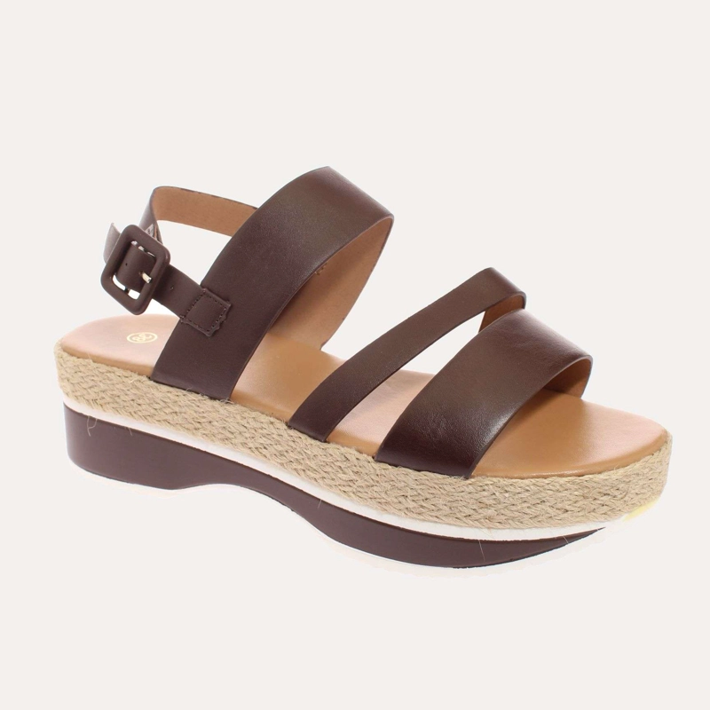 SANDALIAS MUJER VÍA FRANCA CHOCOLATE ART. 52110B31105DBROWN - 1
