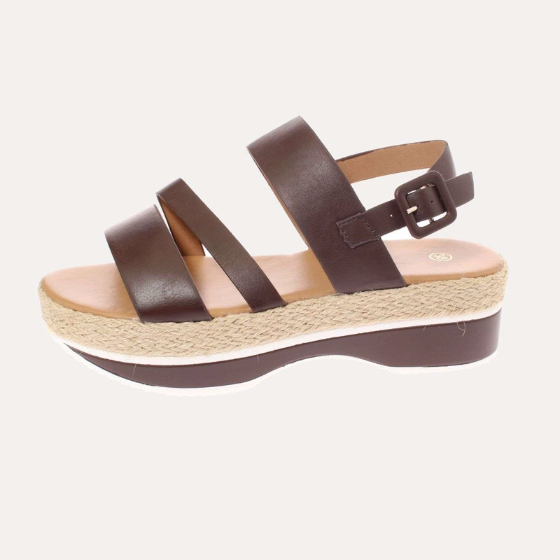 SANDALIAS MUJER VÍA FRANCA CHOCOLATE ART. 52110B31105DBROWN - 2