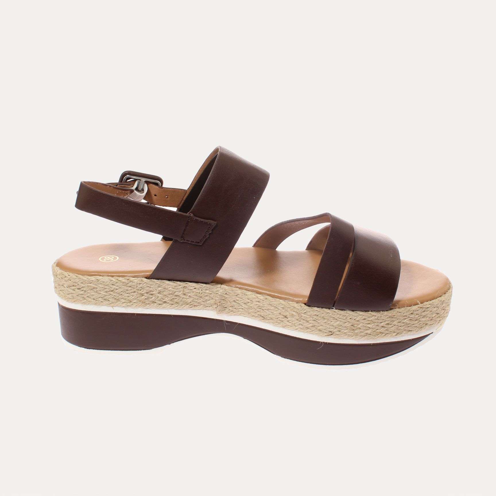 SANDALIAS MUJER VÍA FRANCA CHOCOLATE ART. 52110B31105DBROWN - 4