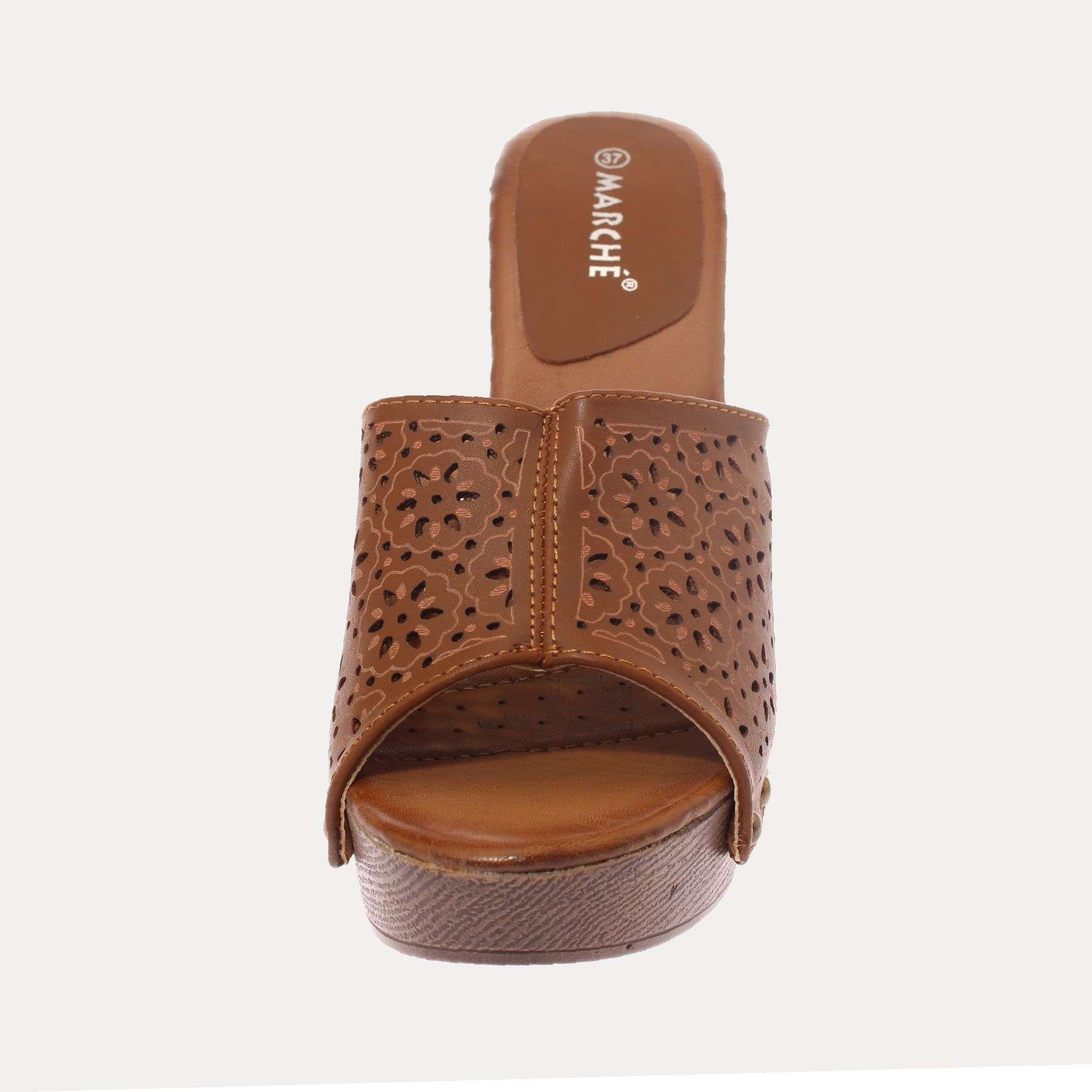 SANDALIAS MUJER VÍA FRANCA CAFÉ MARCHE ART. 5TY201BROWN - 3