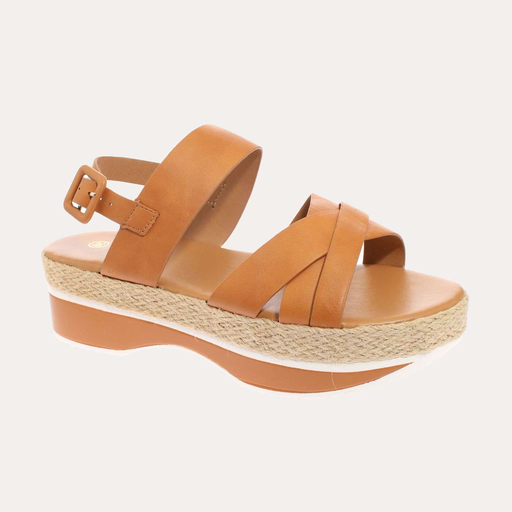 SANDALIAS MUJER VÍA FRANCA YELLOW BROWN ART. 52110B31106YBROWN - 1