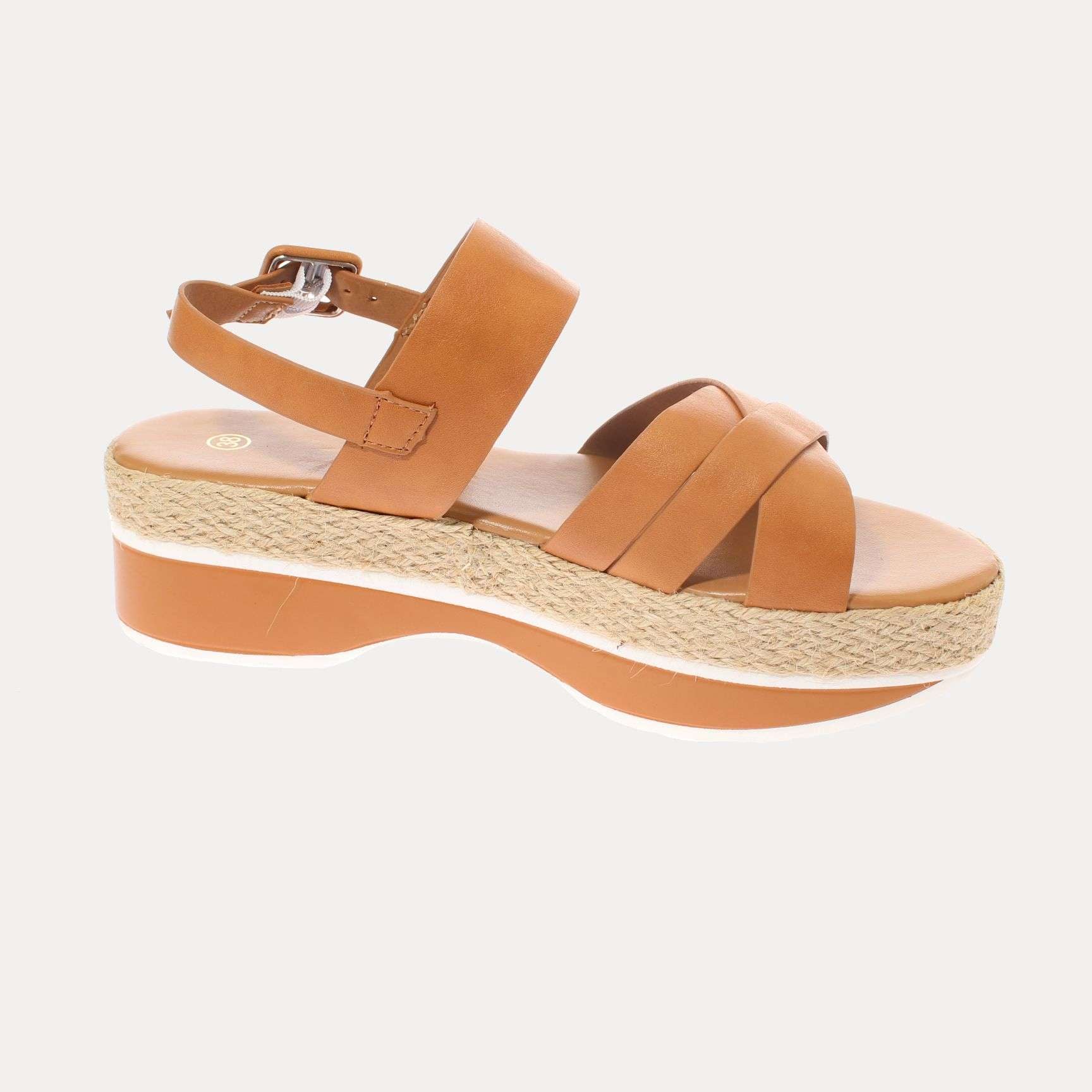 SANDALIAS MUJER VÍA FRANCA YELLOW BROWN ART. 52110B31106YBROWN - 4