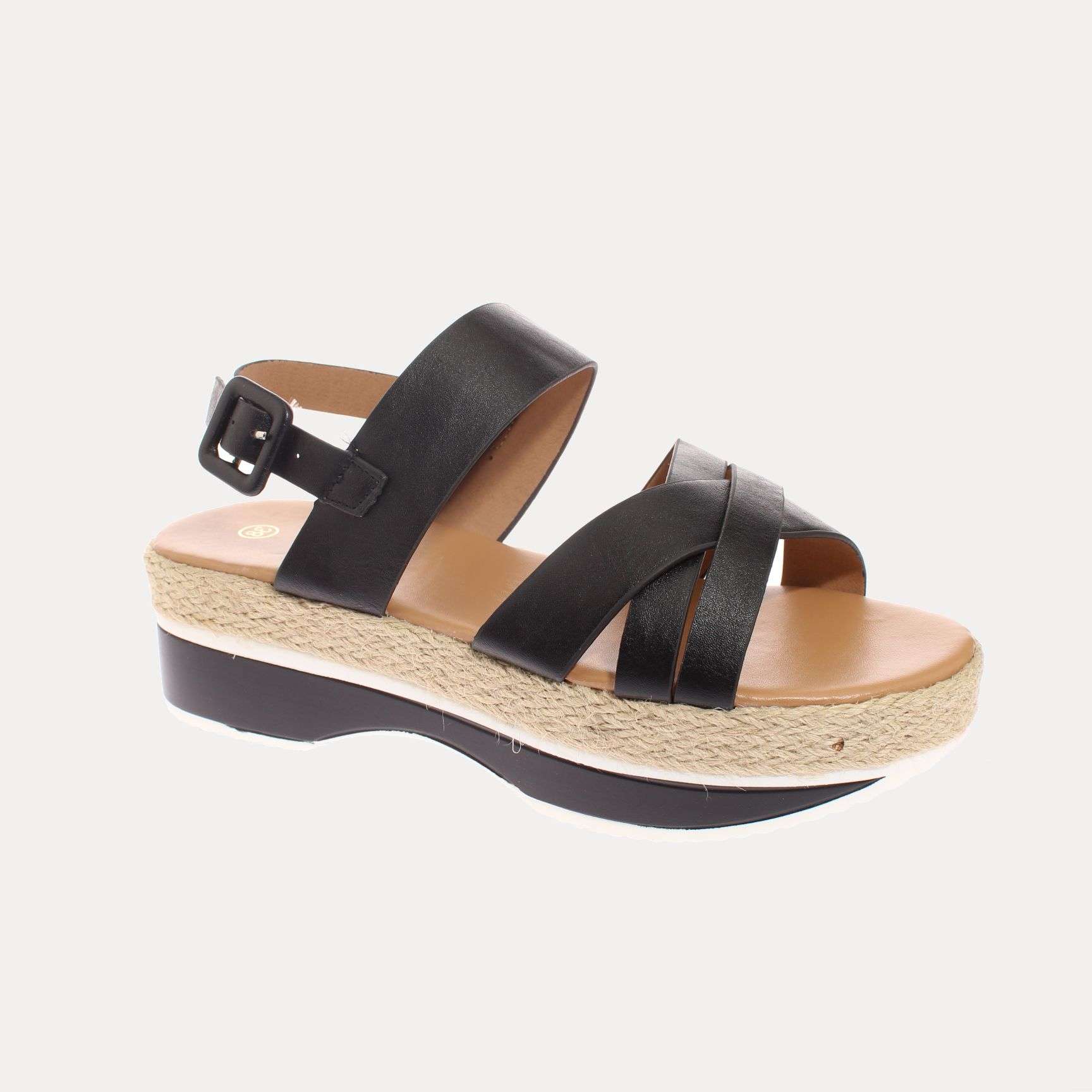 SANDALIAS MUJER VÍA FRANCA NEGRO ART. 52110B31106BLACK - 1