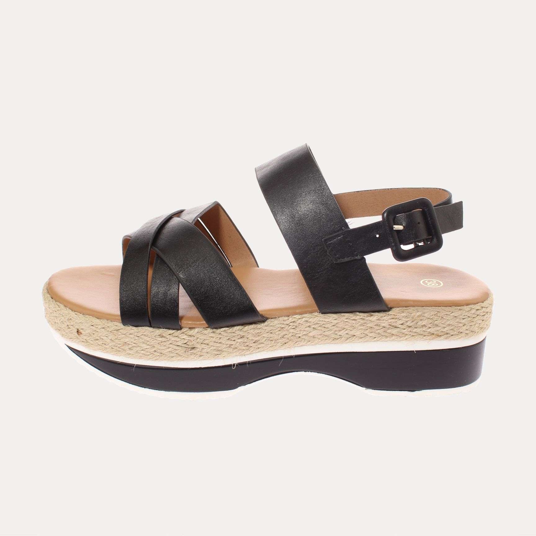 SANDALIAS MUJER VÍA FRANCA NEGRO ART. 52110B31106BLACK - 2