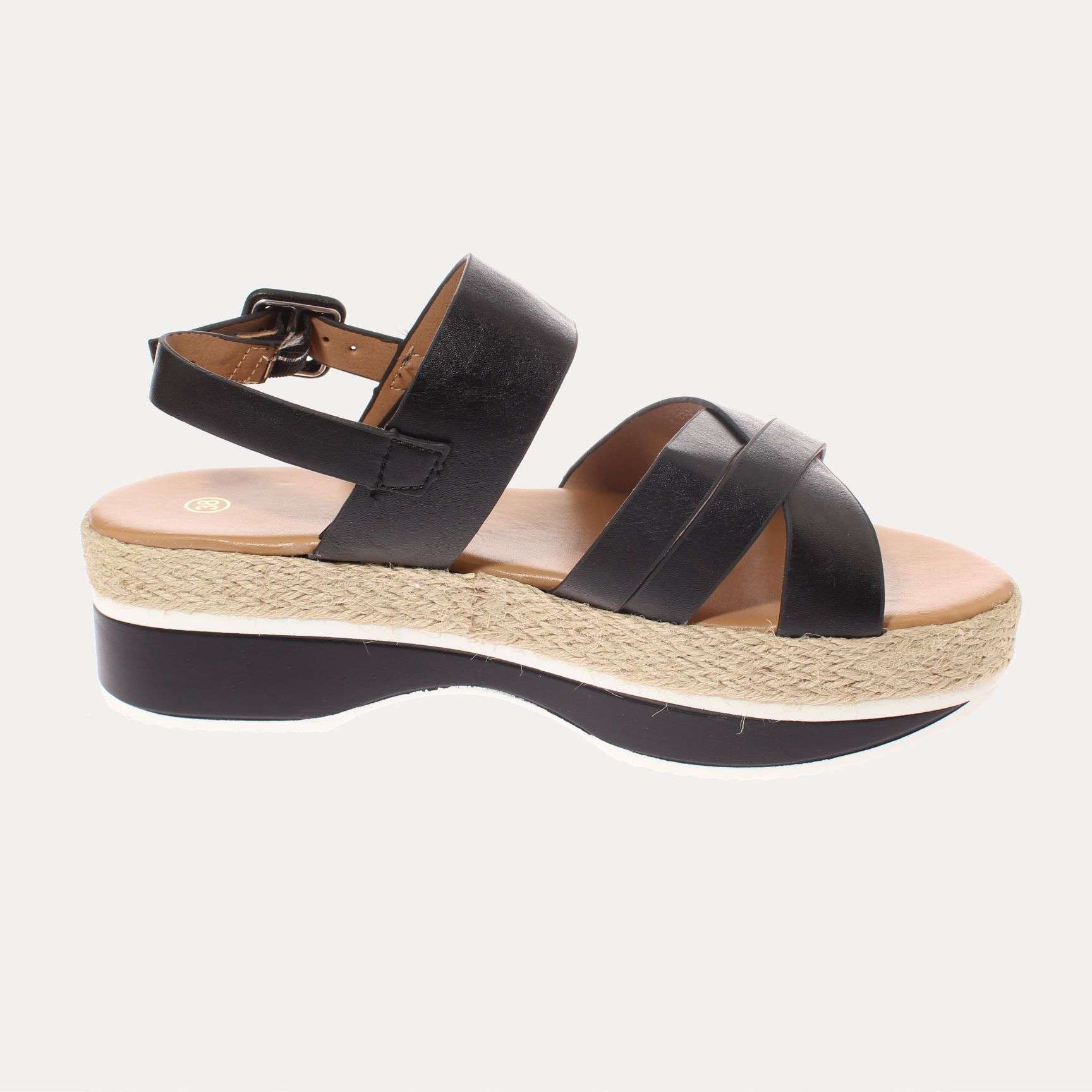 SANDALIAS MUJER VÍA FRANCA NEGRO ART. 52110B31106BLACK - 4