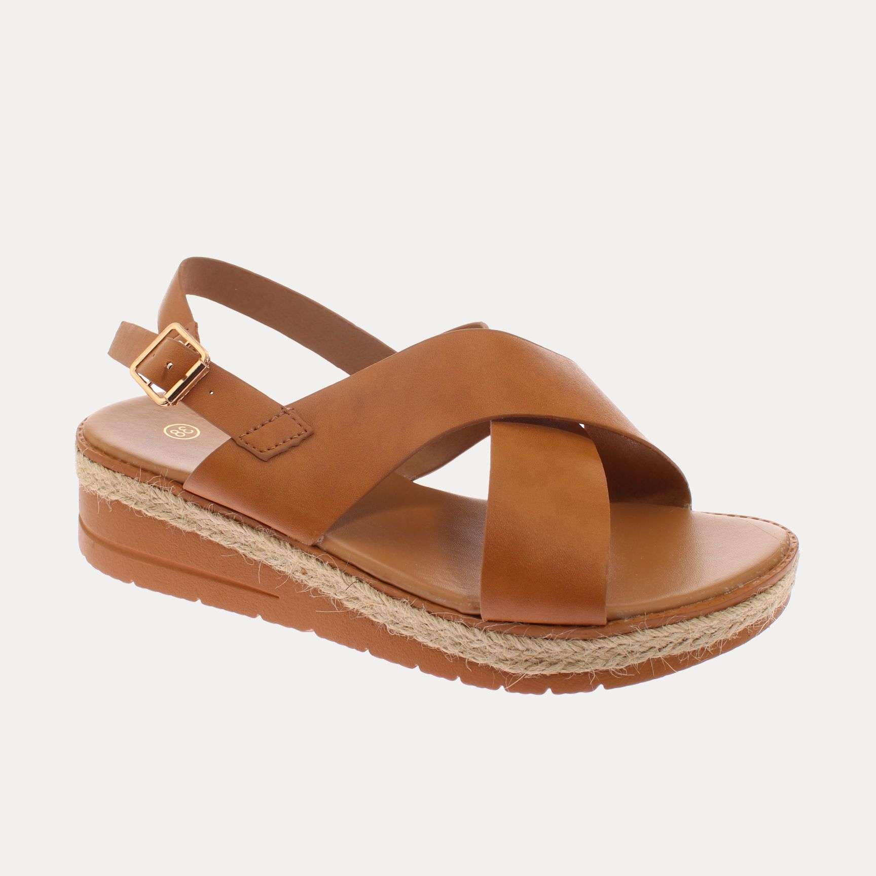 SANDALIAS MUJER VÍA FRANCA YELLOW BROWN ART. 52110B31104YBROWN - 1