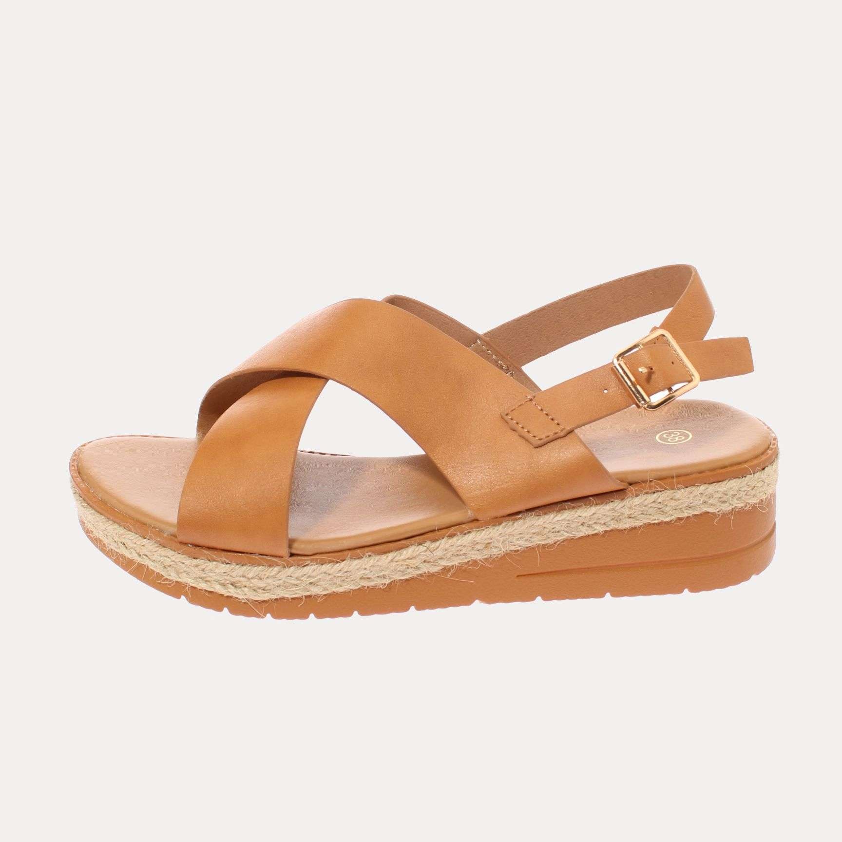 SANDALIAS MUJER VÍA FRANCA YELLOW BROWN ART. 52110B31104YBROWN - 2