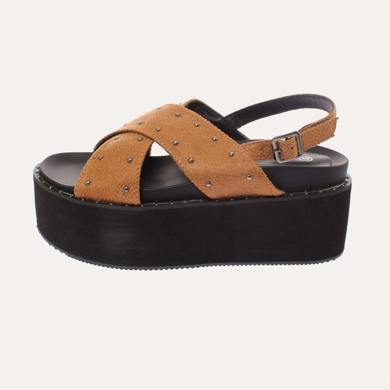 SANDALIAS MUJER VÍA FRANCA YELLOW BROWN ART. 5S209B0075YBROWN - 2