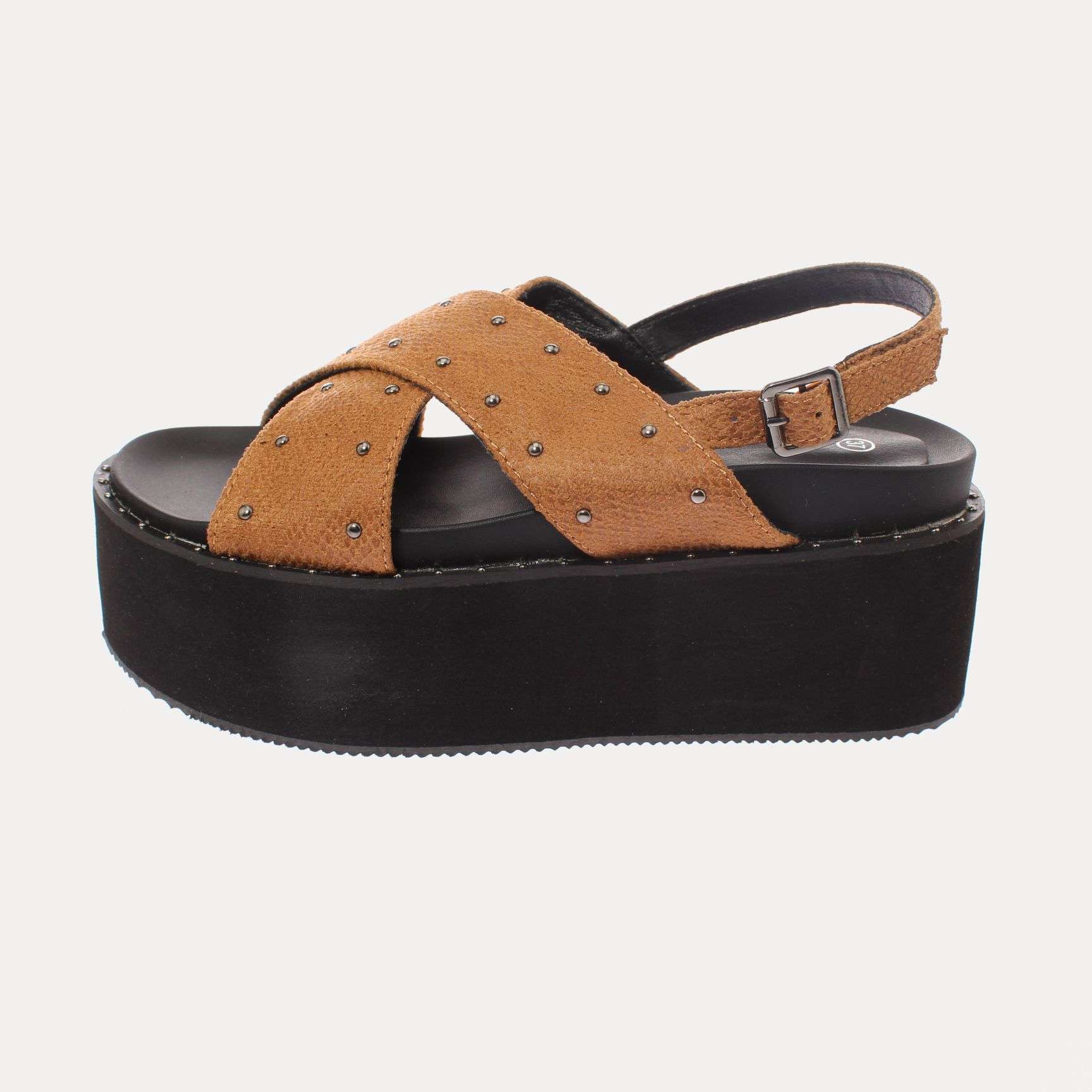 SANDALIAS MUJER VÍA FRANCA YELLOW BROWN ART. 5S209B0075YBROWN - 2