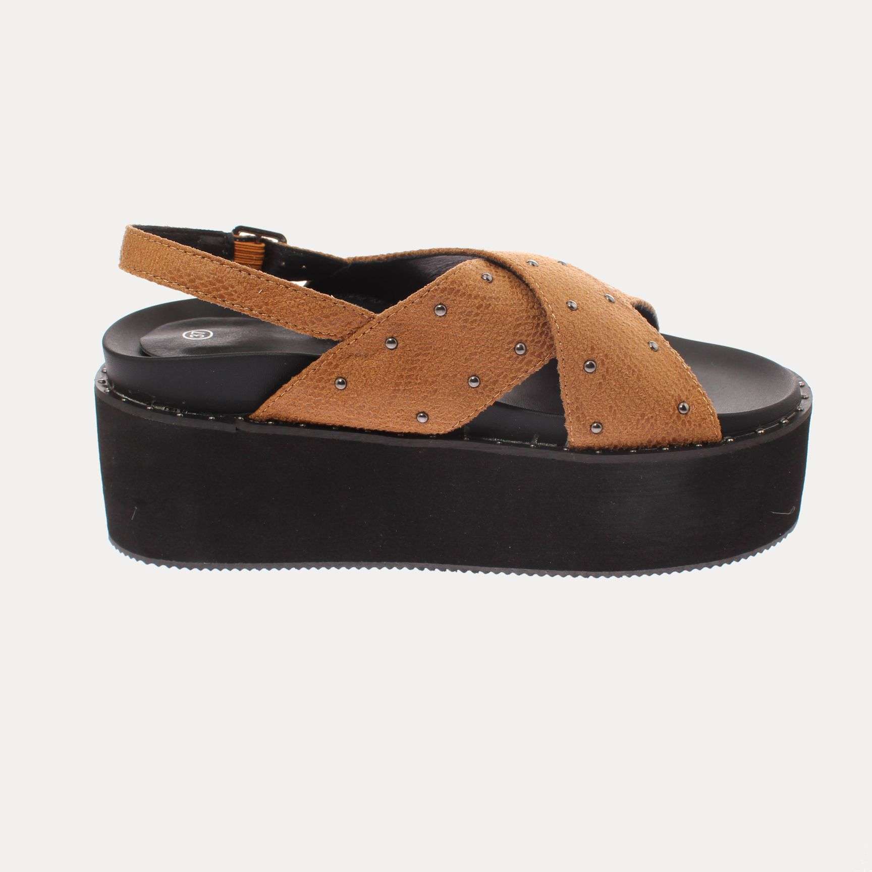 SANDALIAS MUJER VÍA FRANCA YELLOW BROWN ART. 5S209B0075YBROWN - 4