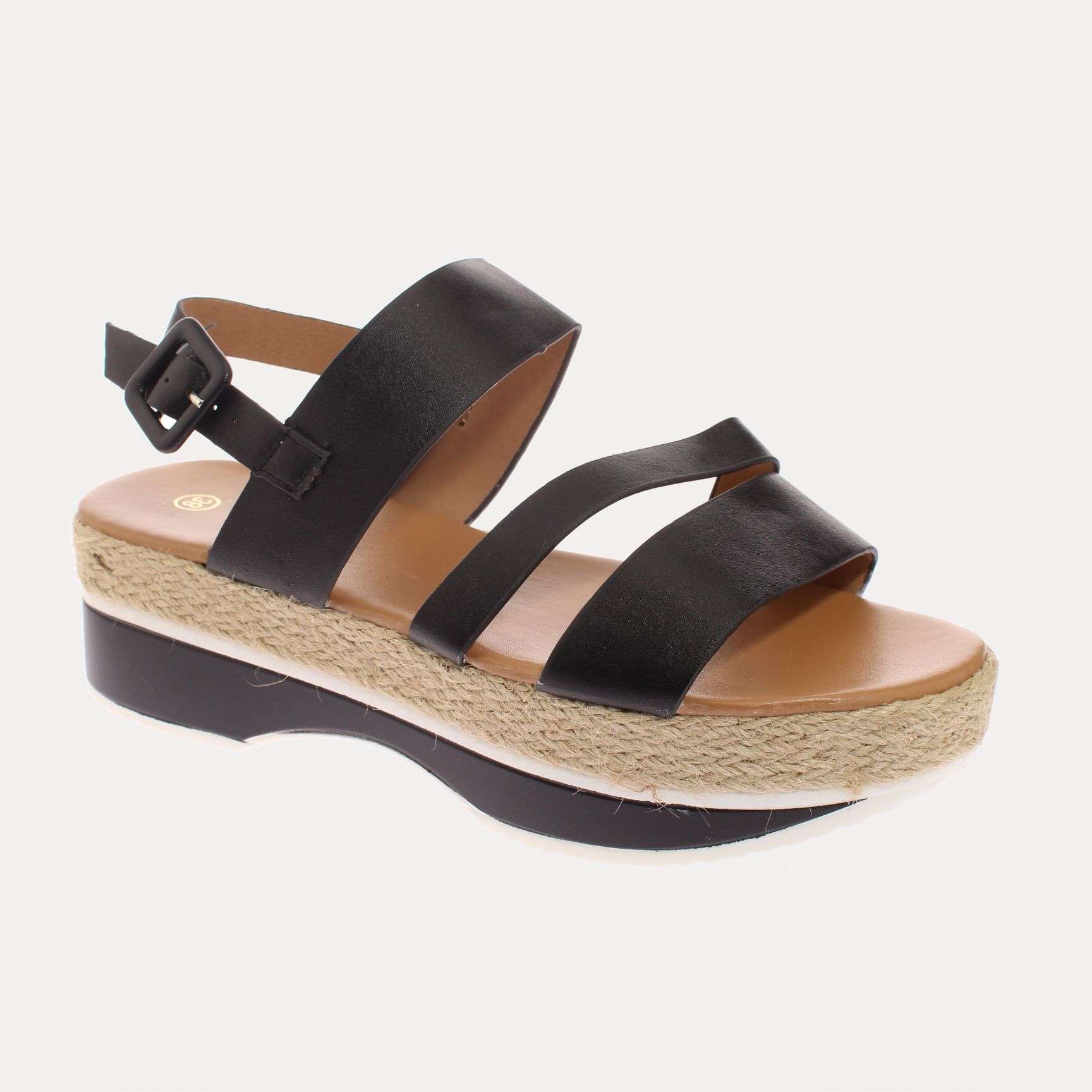 SANDALIAS MUJER VÍA FRANCA NEGRO ART. 52110B31105BLACK - 1