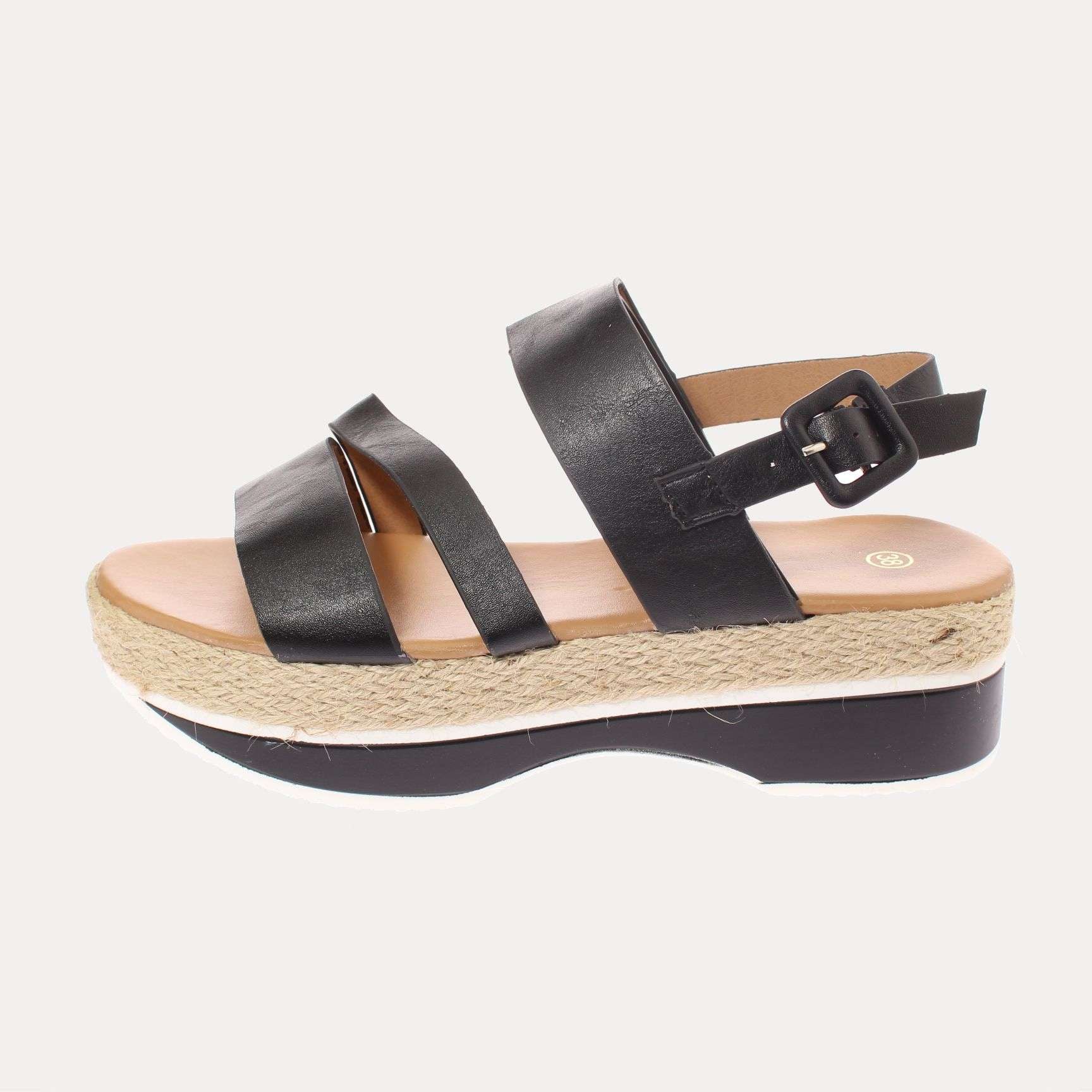 SANDALIAS MUJER VÍA FRANCA NEGRO ART. 52110B31105BLACK - 2