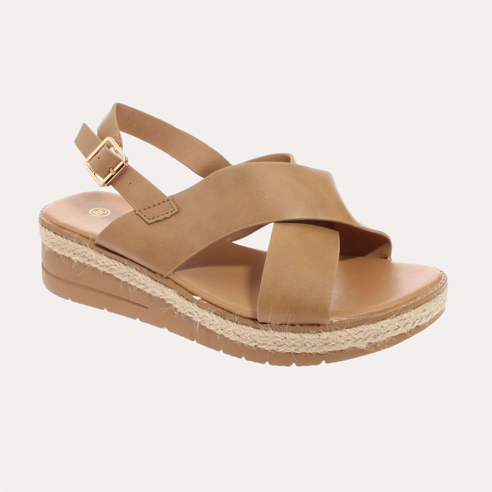 SANDALIAS MUJER VÍA FRANCA KAKI ART. 52110B31104KAKI - 1
