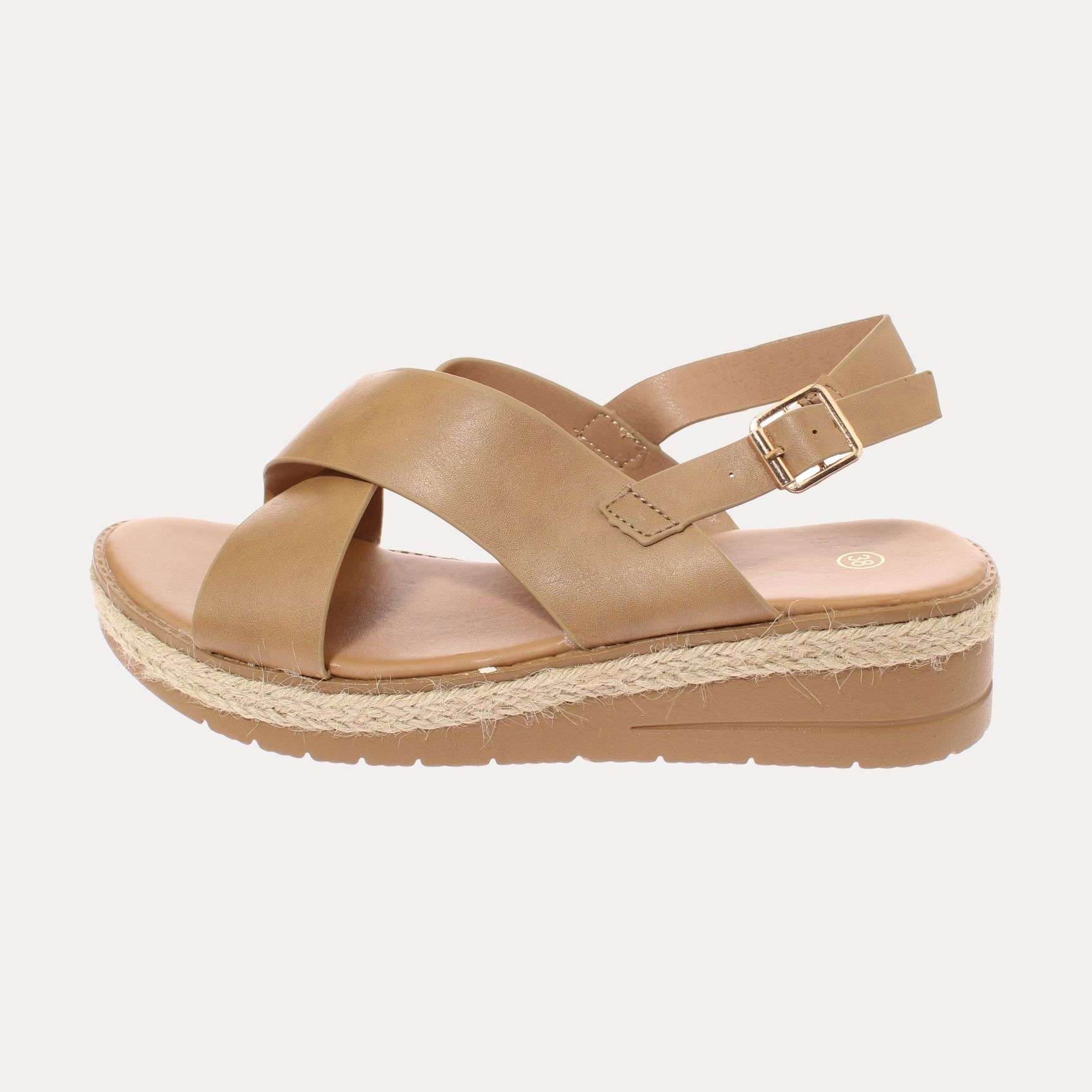 SANDALIAS MUJER VÍA FRANCA KAKI ART. 52110B31104KAKI - 2