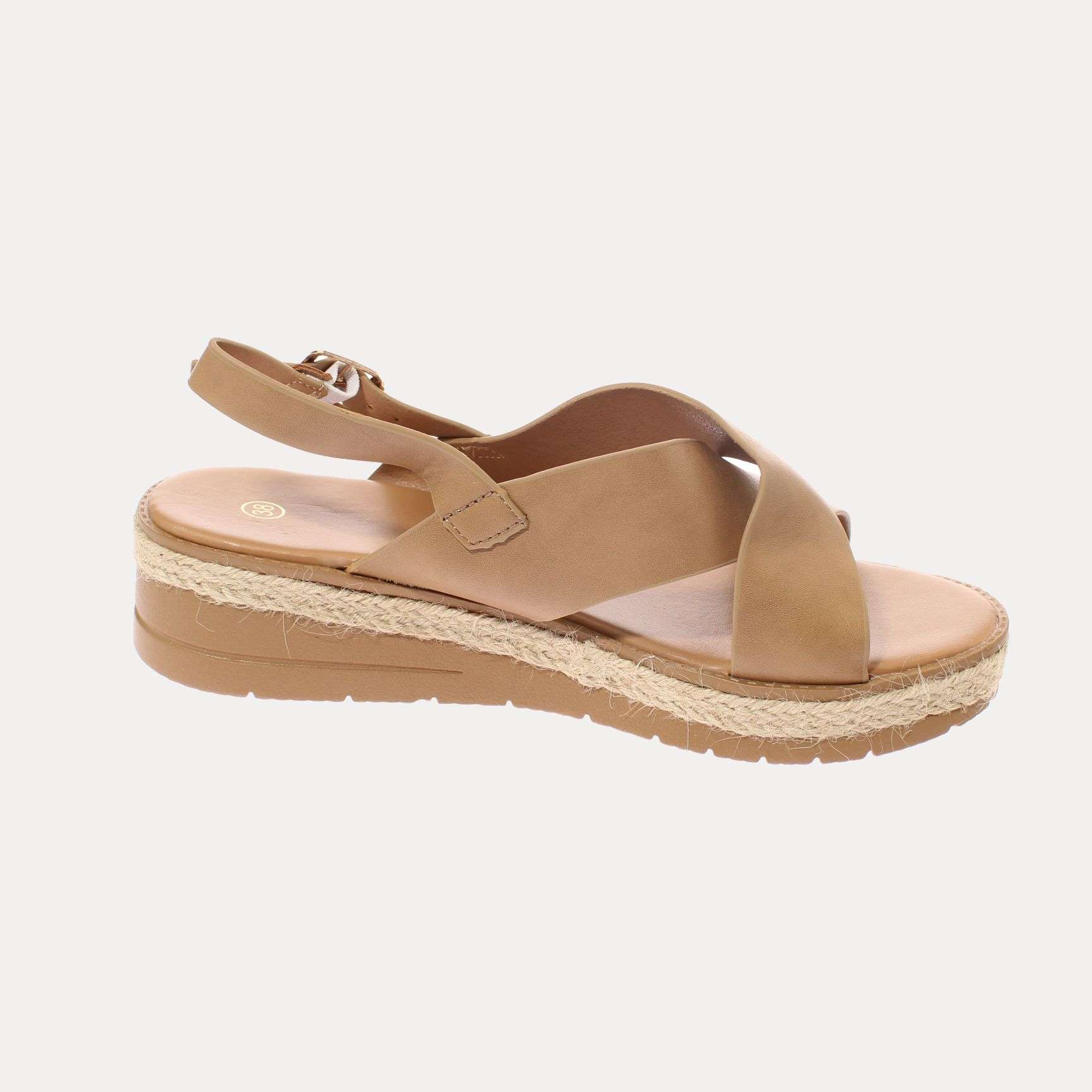 SANDALIAS MUJER VÍA FRANCA KAKI ART. 52110B31104KAKI - 4