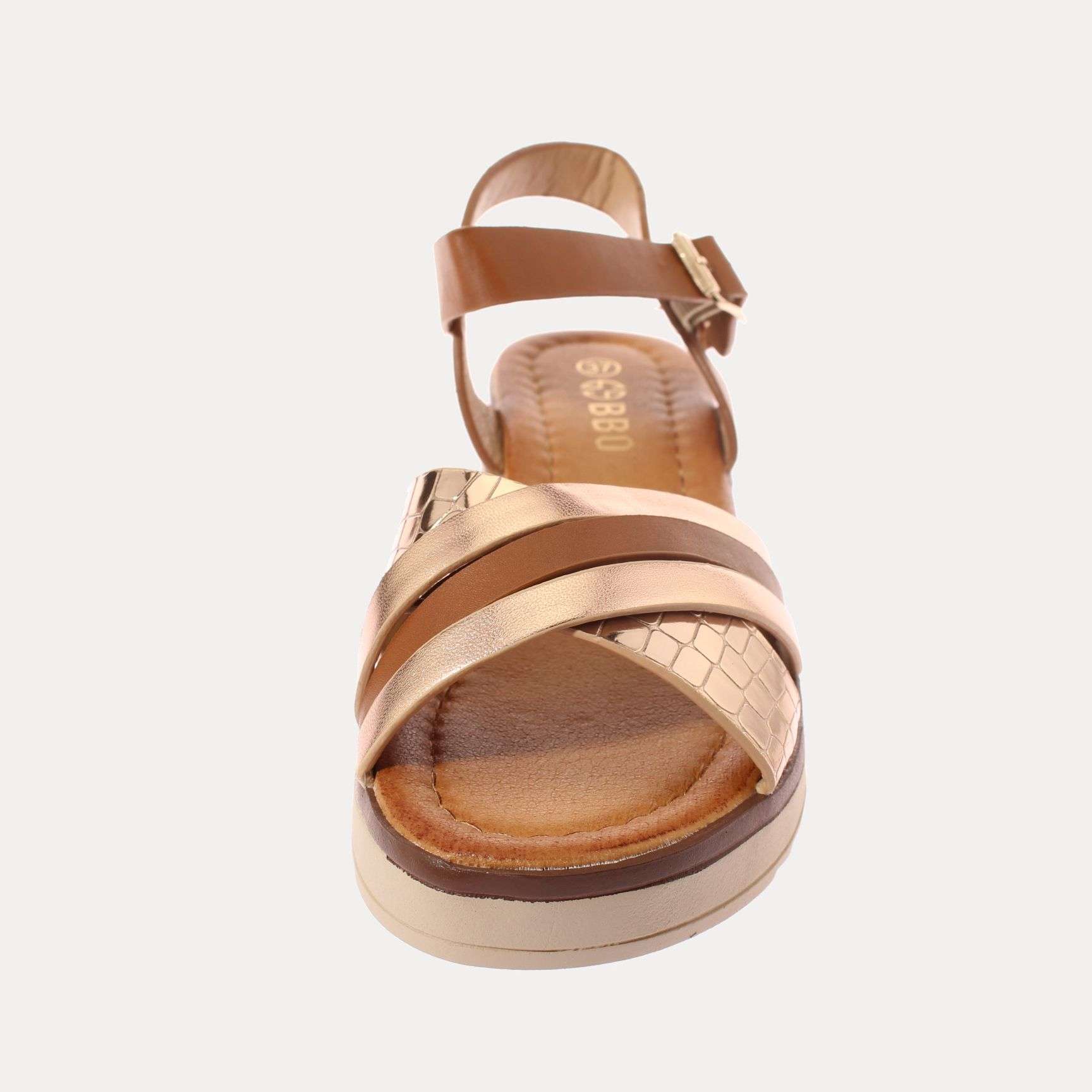 SANDALIA MUJER VÍA FRANCA KHAKI ART. 51309B3226 - 3