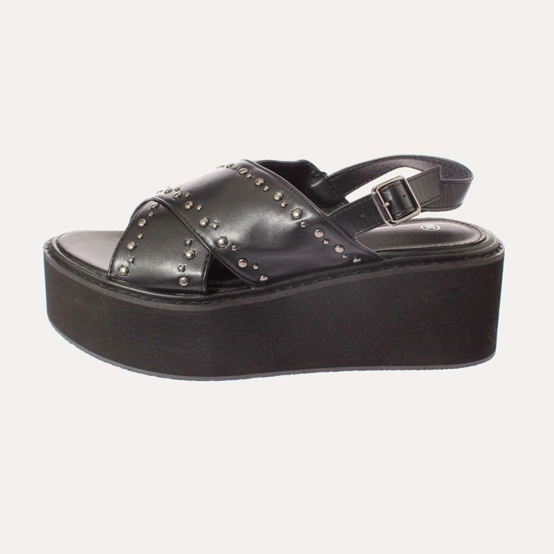 SANDALIA PLATAFORMA MUJER VÍA FRANCA NEGRO ART. 52109B30874BLACK - 2
