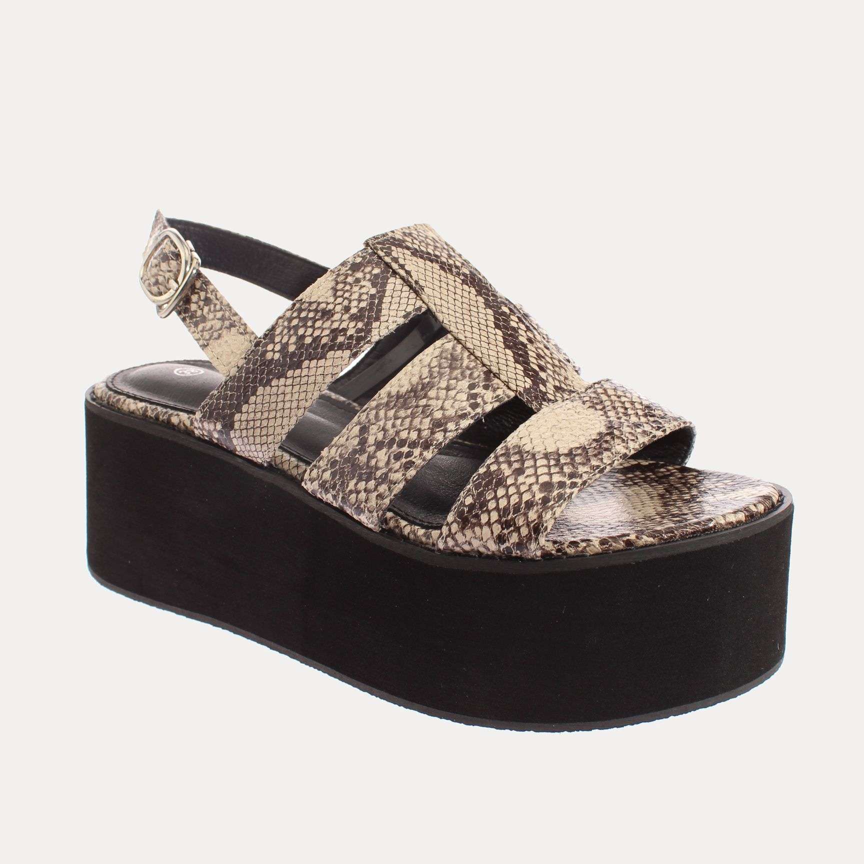 SANDALIA PLATAFORMA MUJER VÍA FRANCA NEGRO ART. 52109B30895BLACK - 1