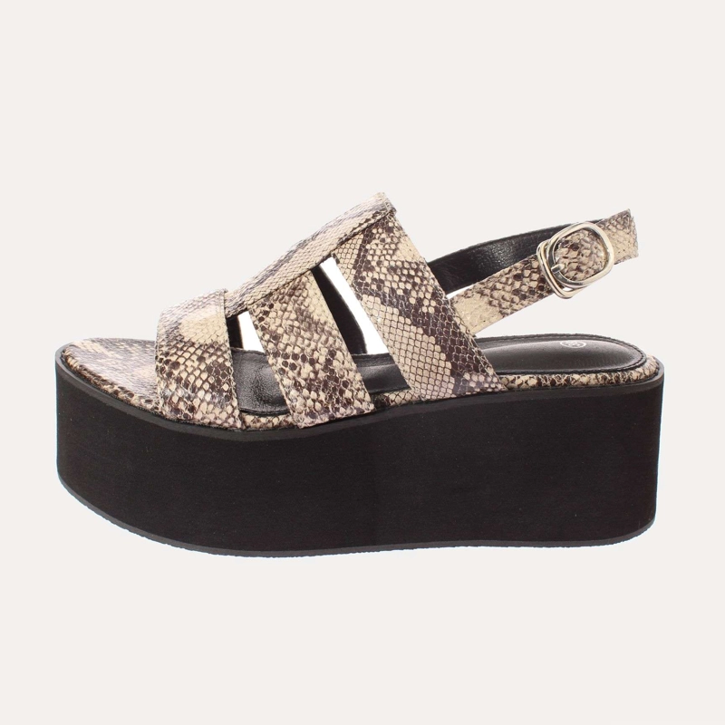 SANDALIA PLATAFORMA MUJER VÍA FRANCA NEGRO ART. 52109B30895BLACK - 2