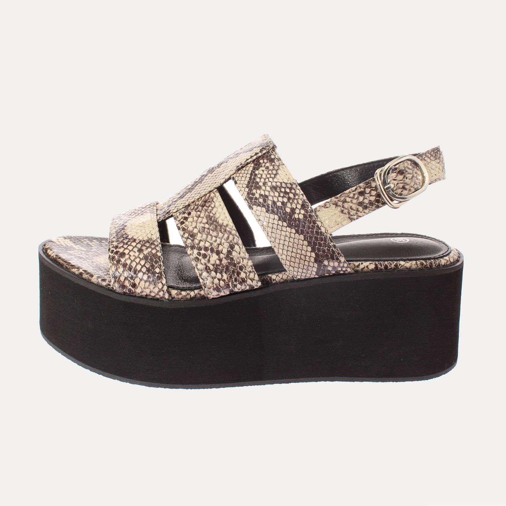 SANDALIA PLATAFORMA MUJER VÍA FRANCA NEGRO ART. 52109B30895BLACK - 2