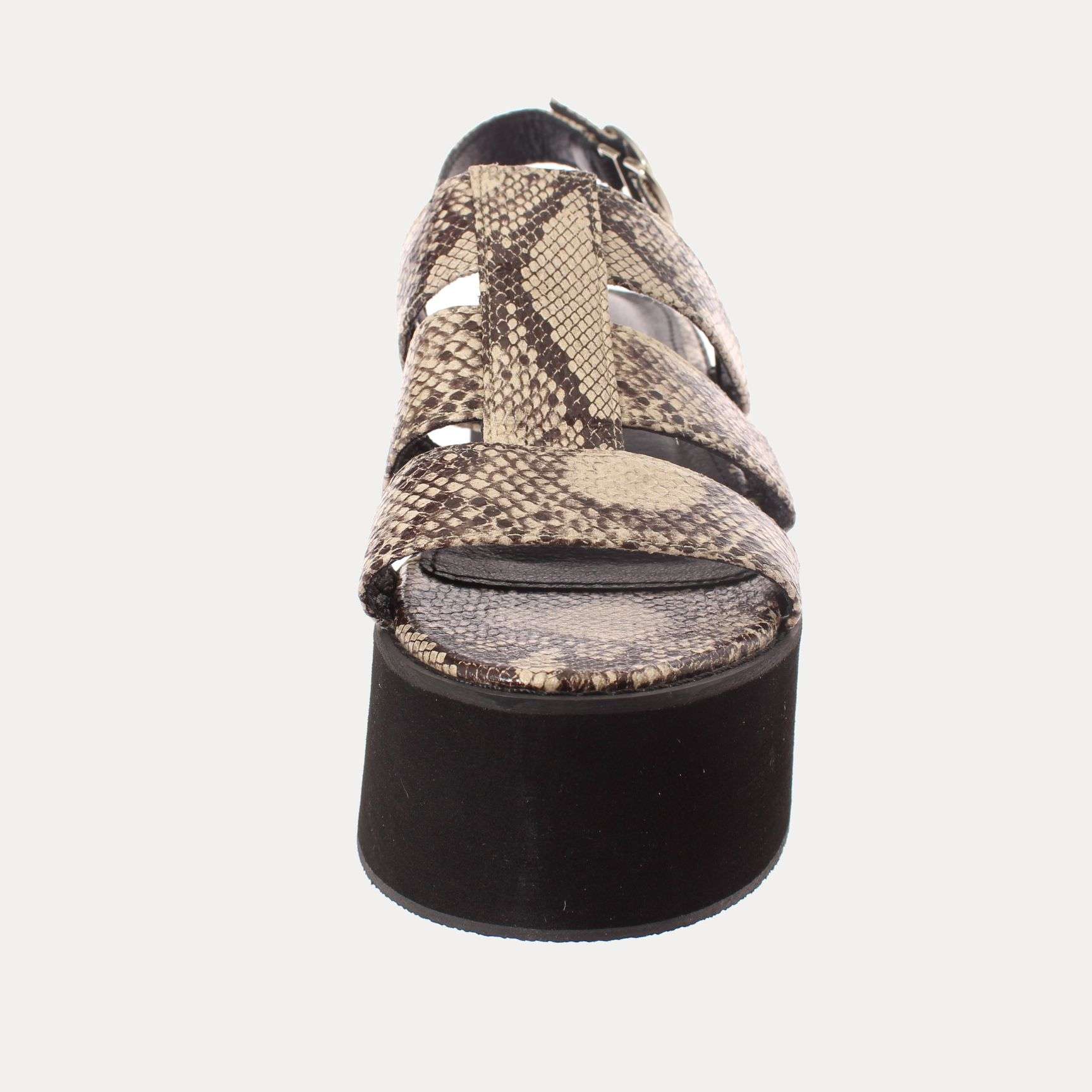 SANDALIA PLATAFORMA MUJER VÍA FRANCA NEGRO ART. 52109B30895BLACK - 3