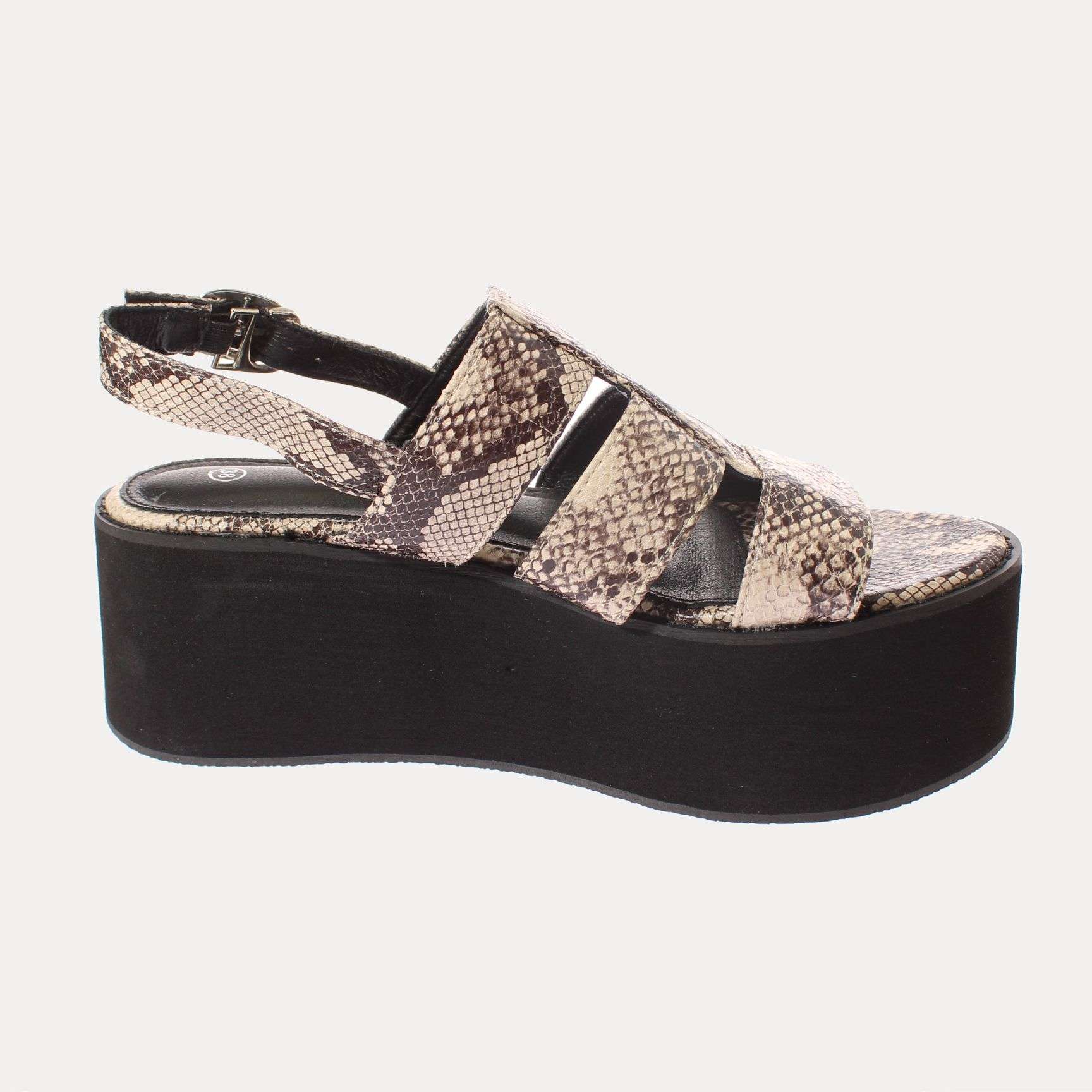 SANDALIA PLATAFORMA MUJER VÍA FRANCA NEGRO ART. 52109B30895BLACK - 4