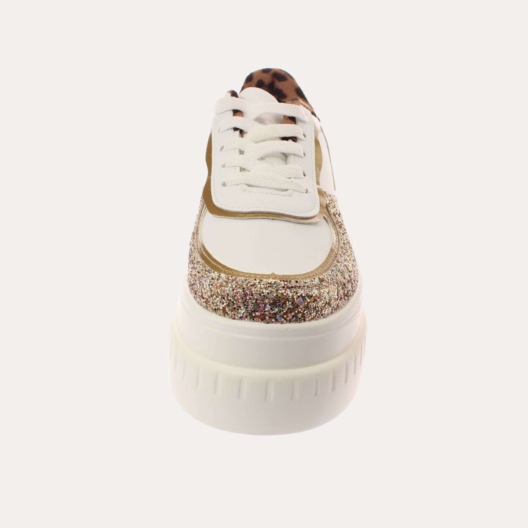 ZAPATILLA PLATAFORMA BLANCO/DORADO VÍA FRANCA ART. 5S212B0098DGOLD - 3