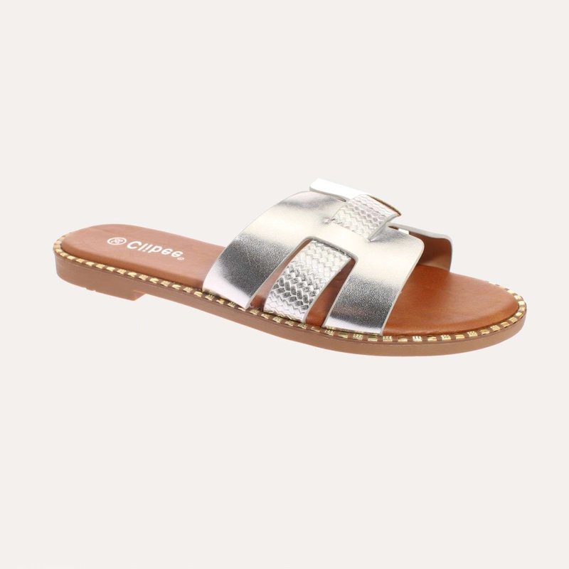 SANDALIA MUJER VÍA FRANCA PLATA ART. 5KD71 - 1