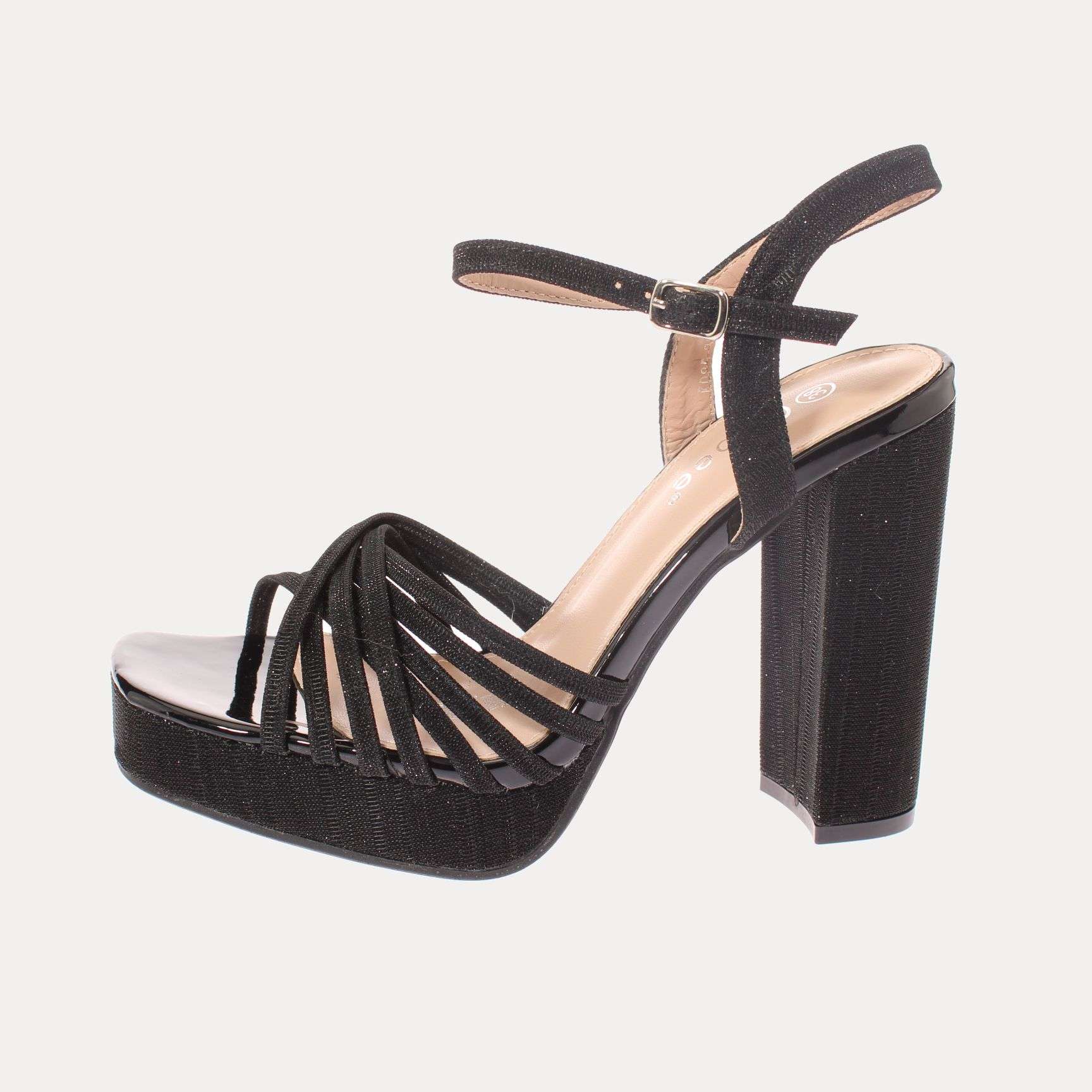 SANDALIA MUJER VÍA FRANCA NEGRO ART. 5KD85 - 2