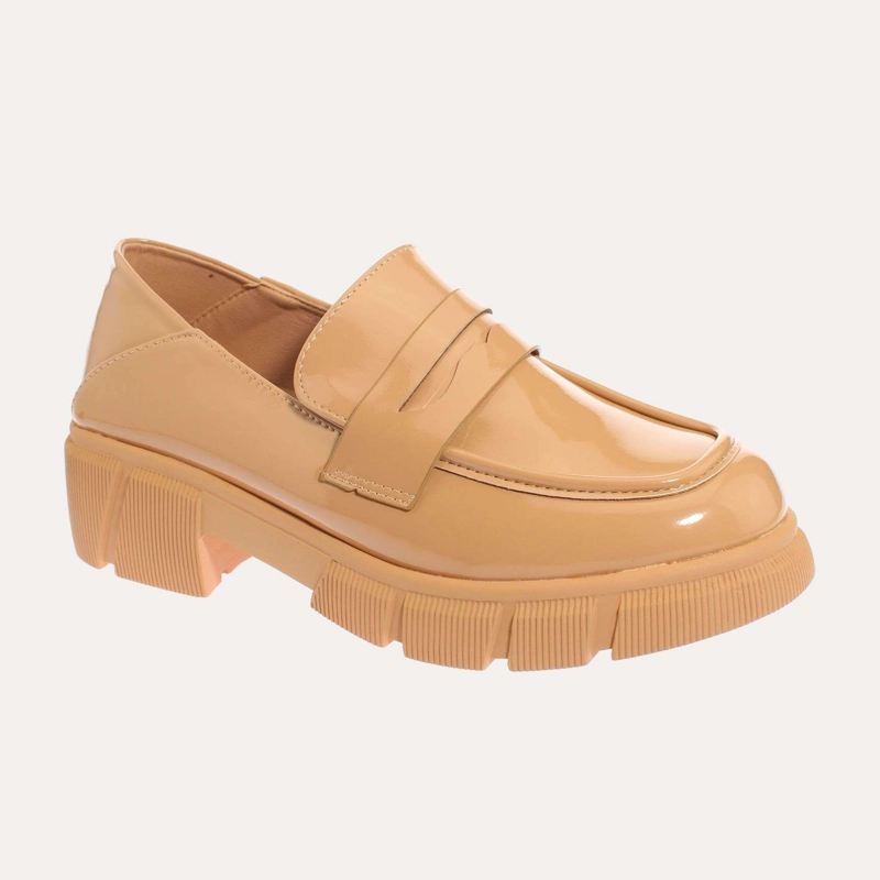 MOCASINES MUJER VIA FRANCA KHAKI ART. 86134KHAKI - 1