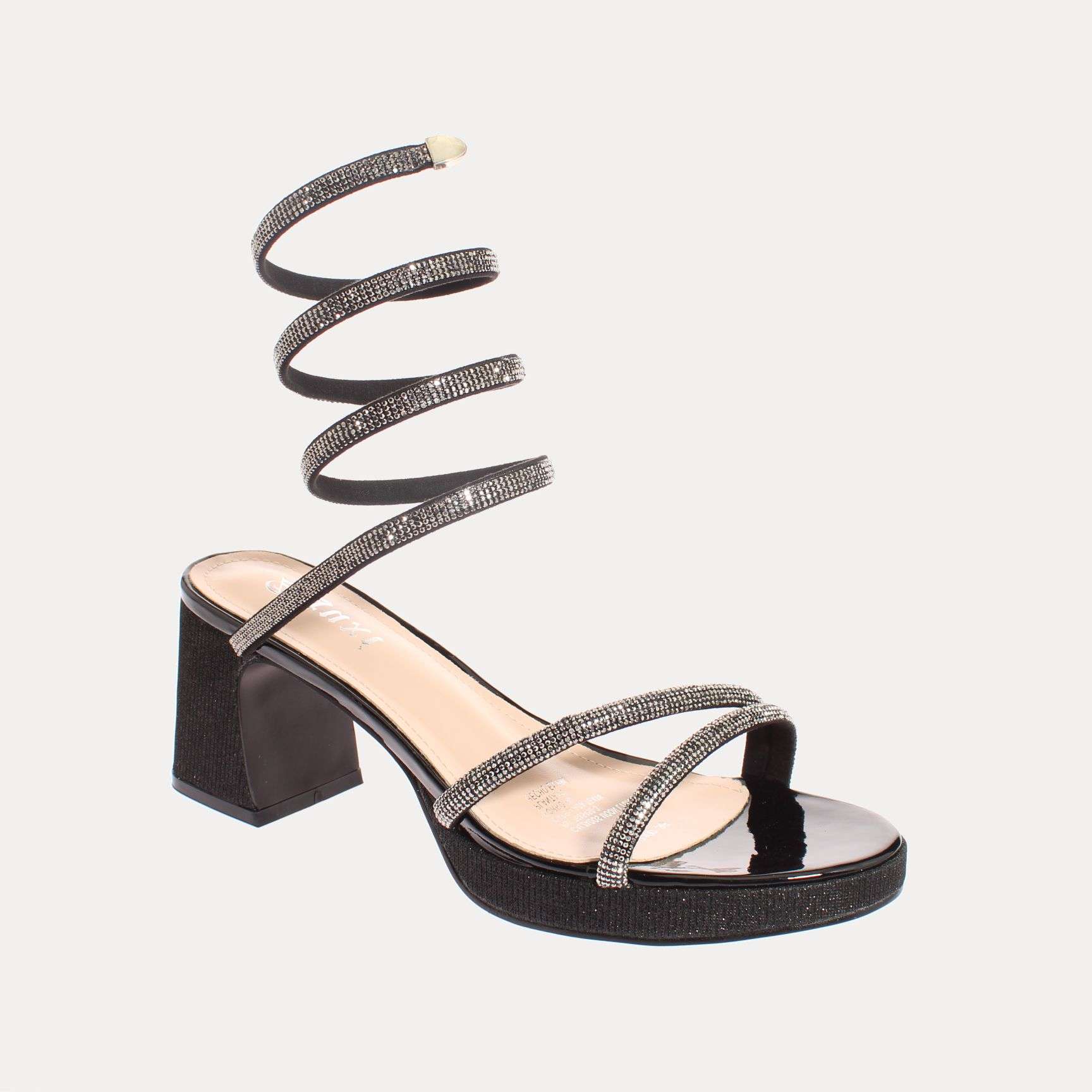 SANDALIA TACO NEGRO VÍA FRANCA ART. 52100BLACK - 1