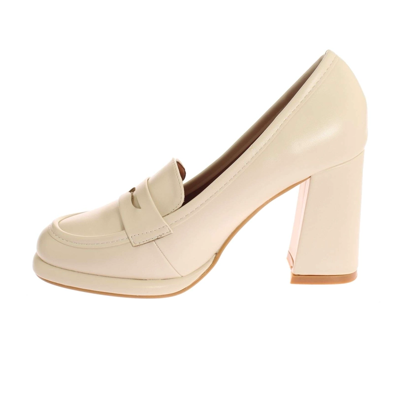 ZAPATO TACÓN BLANCO VÍA FRANCA ART. 5W116BEIGE - 4