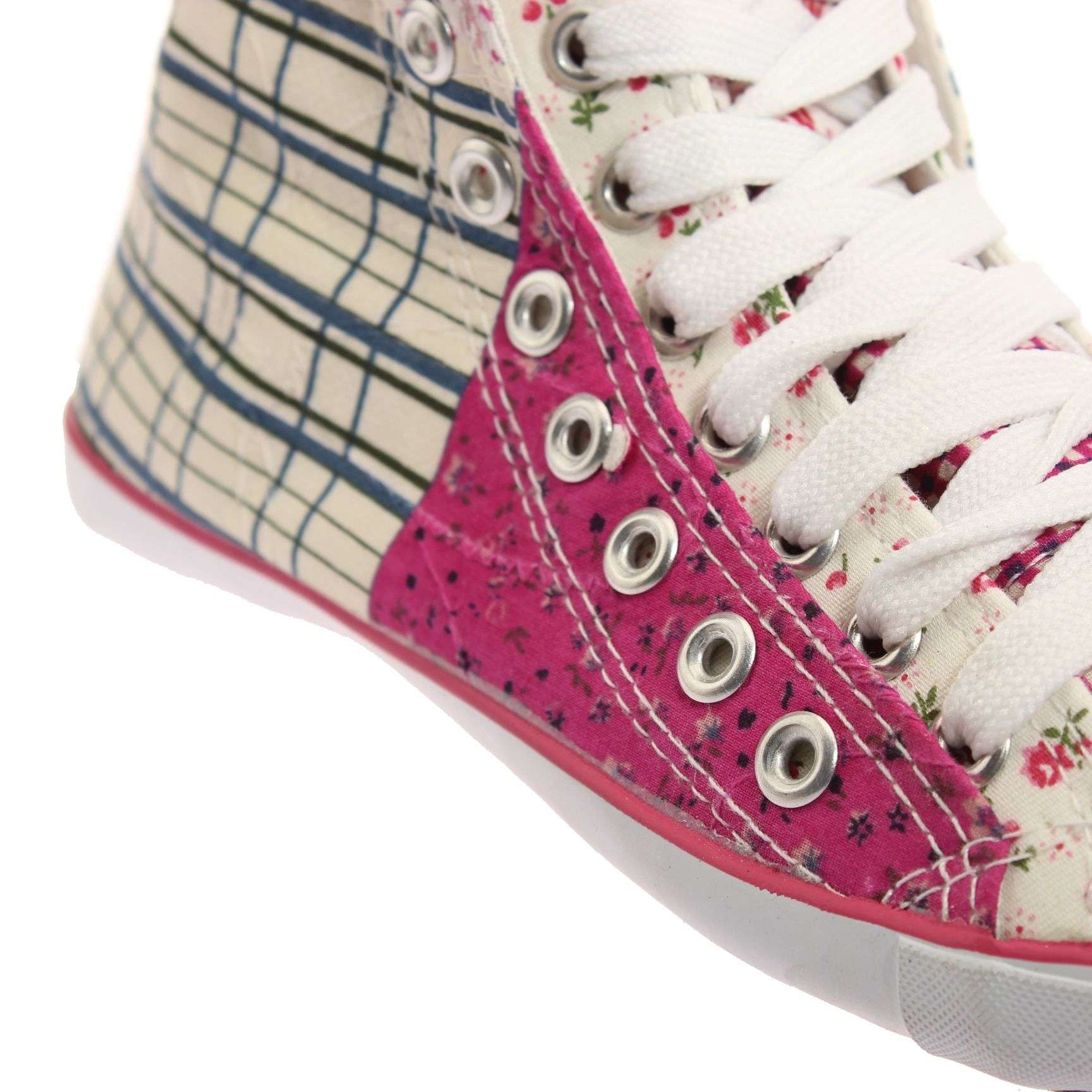 ZAPATILLA LONA FUCSIA VÍA FRANCA ART. 5DSCO1077FUCSIA BLANCO - 5