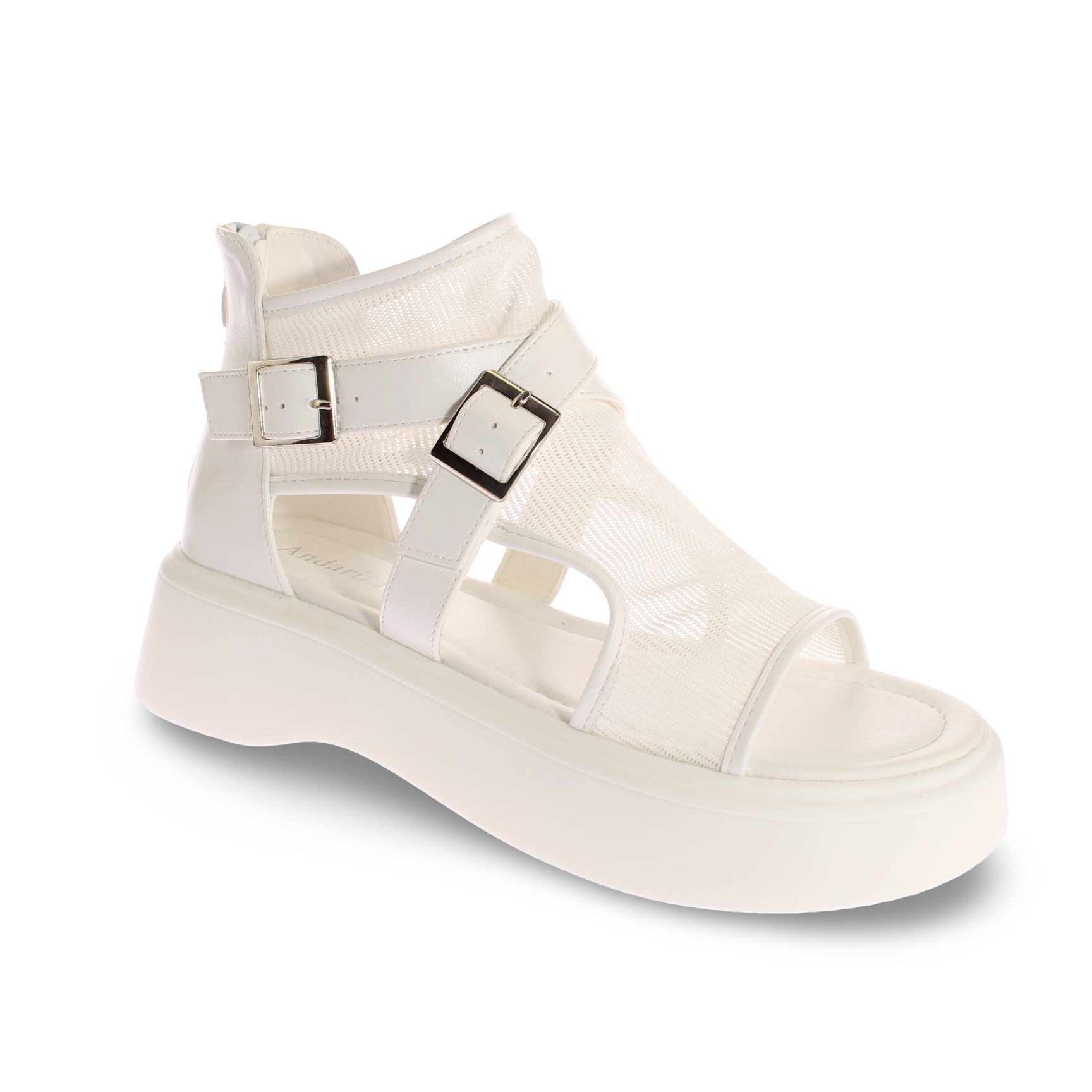 SANDALIA PLATAFORMA BLANCO ANDARINA ART. 50676BLANCO - 1
