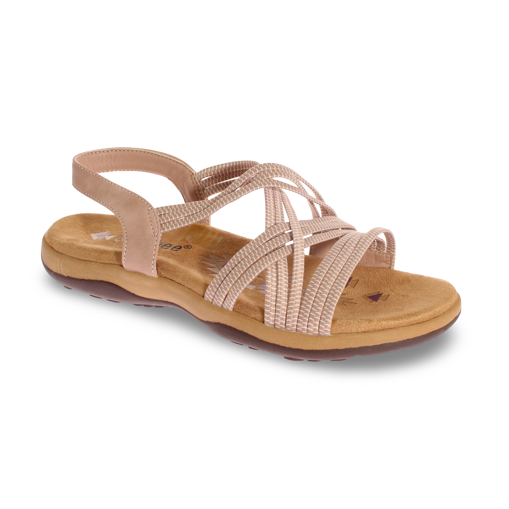 SANDALIA CONFORT ROSADO VIA FRANCA ART. 5KD54PINK - 1