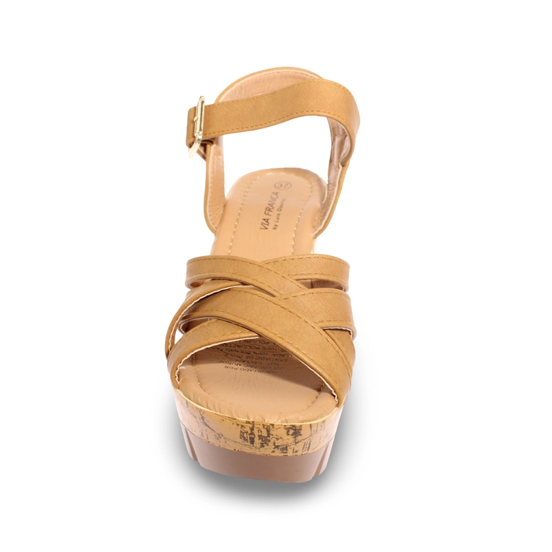 ZAPATO TACO MARRON VIA FRANCA ART. 5CM138905HABANO - 3