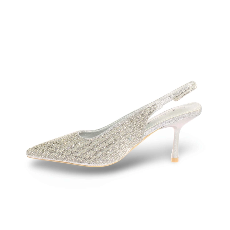 ZAPATO TACO PLATA ANDARINA ART. 5SL028PLATA - 4