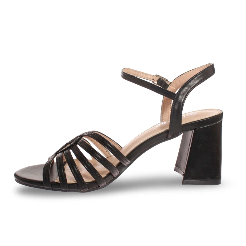 SANDALIA TACO NEGRO VIA FRANCA ART. 5KD84BLACK - 4