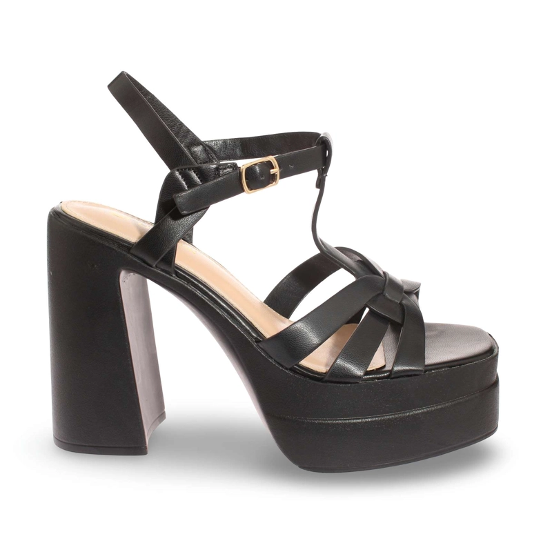 SANDALIA PLATAFORMA NEGRO VIA FRANCA ART. 5S310B0463BLACK - 1