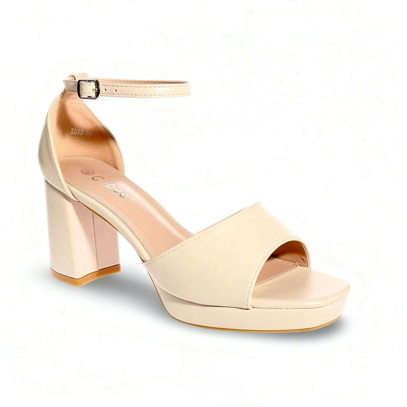 SANDALIA TACO BEIGE VIA FRANCA ART. 5KD82BEIGE - 1