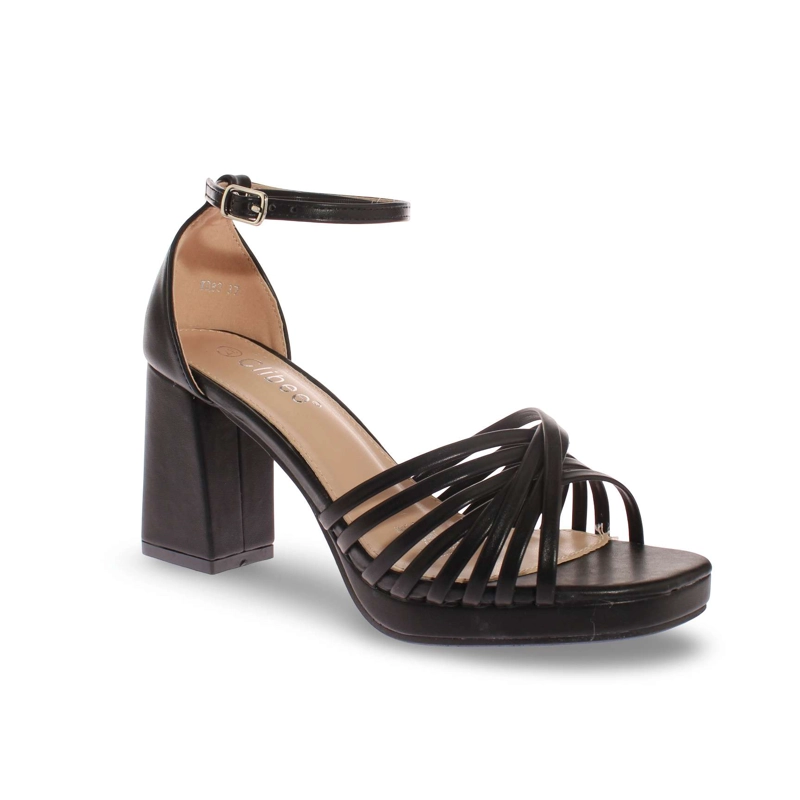 SANDALIA TACO NEGRO VIA FRANCA ART. 5KD83BLACK - 1