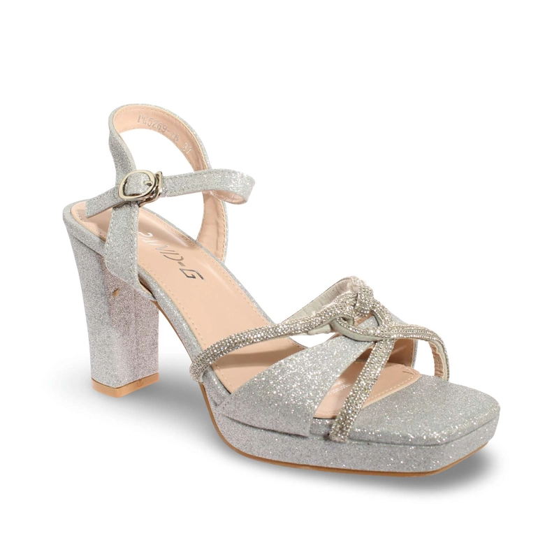 SANDALIA TACO PLATA PAND-G ART. 5PG526916SILVER - 1