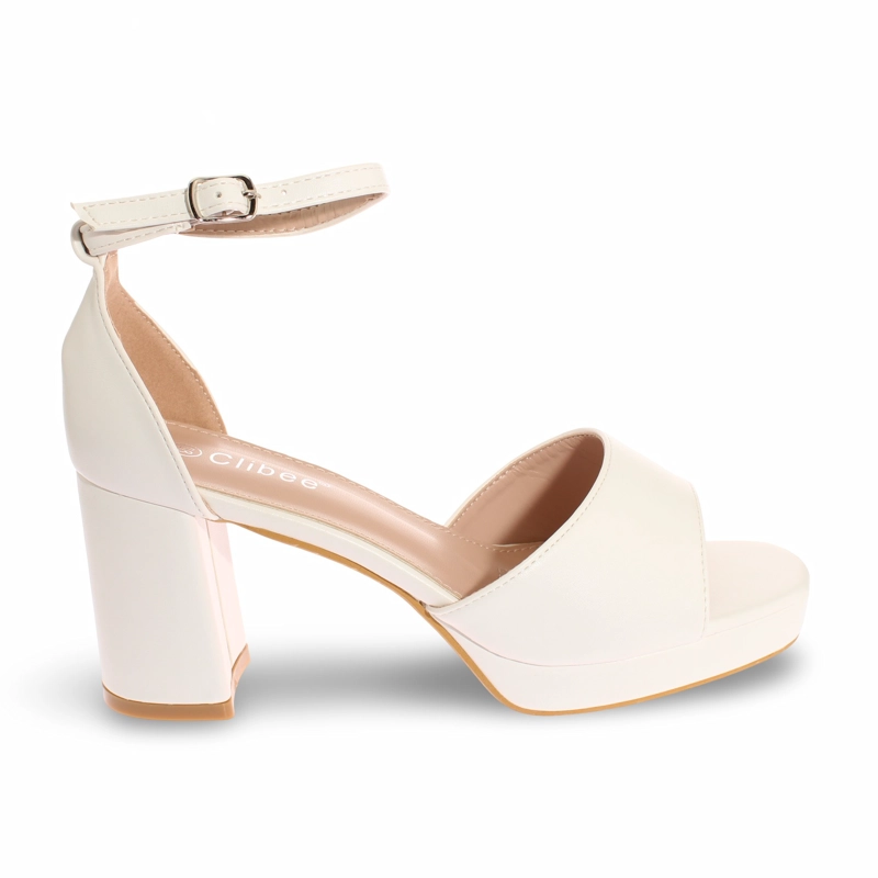 SANDALIA TACO BLANCO VIA FRANCA ART. 5KD82WHITE - 2