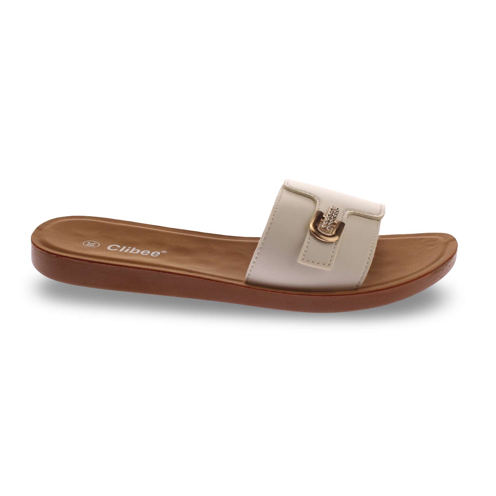 SANDALIA BEIGE VIA FRANCA ART. 5K100WHITE - 2