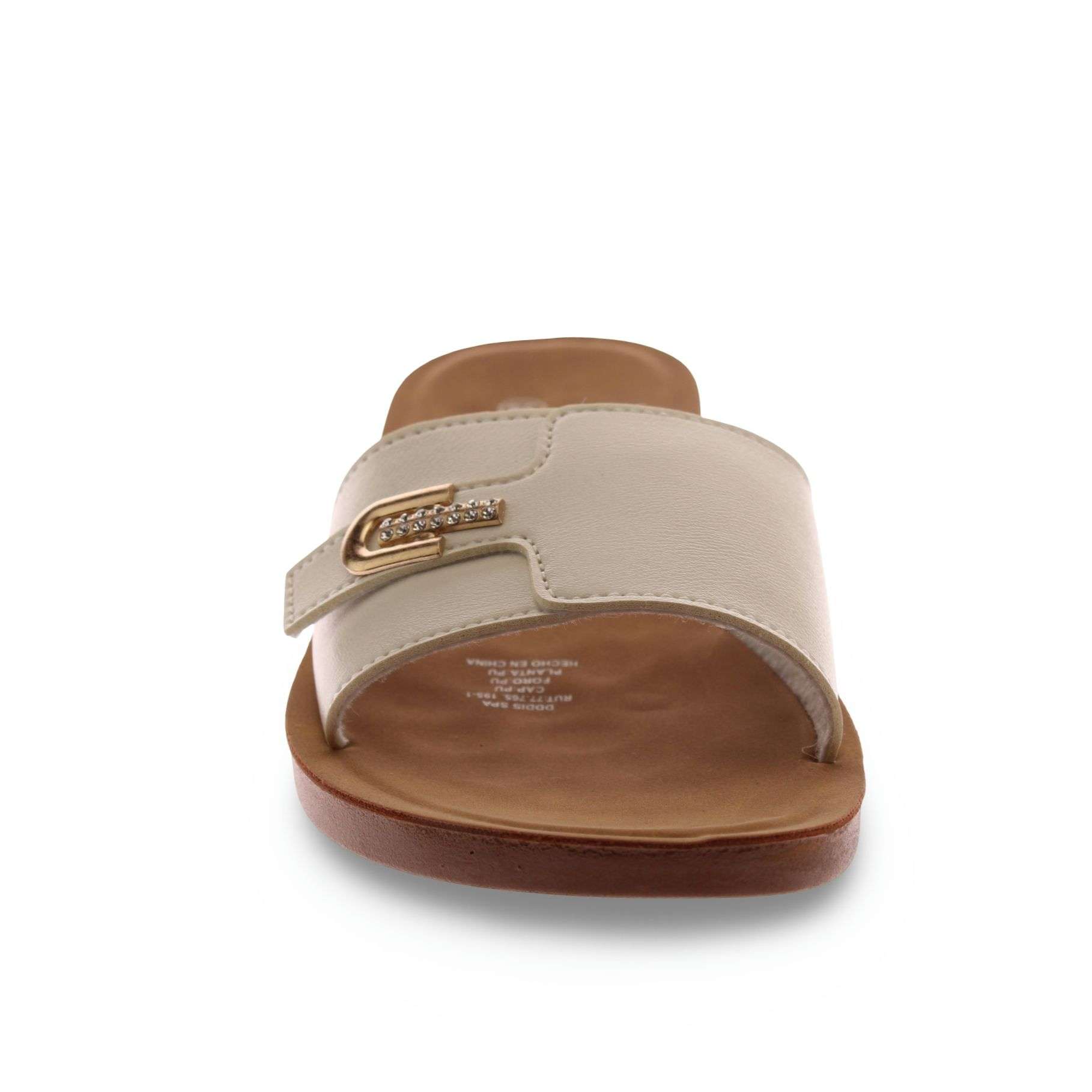 SANDALIA BEIGE VIA FRANCA ART. 5K100WHITE - 3